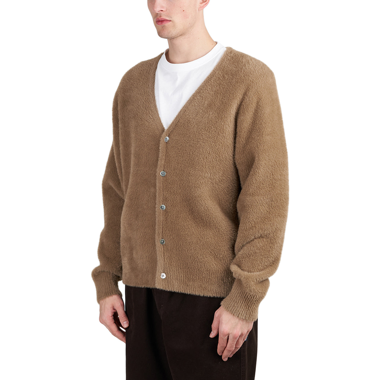 STUSSY SHAGGY CARDIGAN BROWN トップス カーディガン トップス