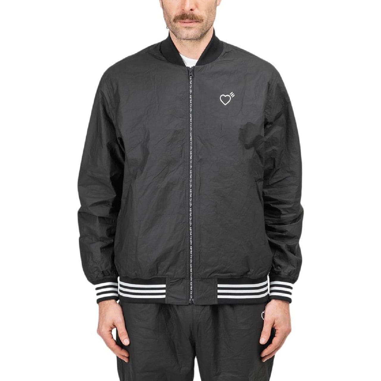 Adidas Essentials Men's Must Have Tricot Track Jacket - Black