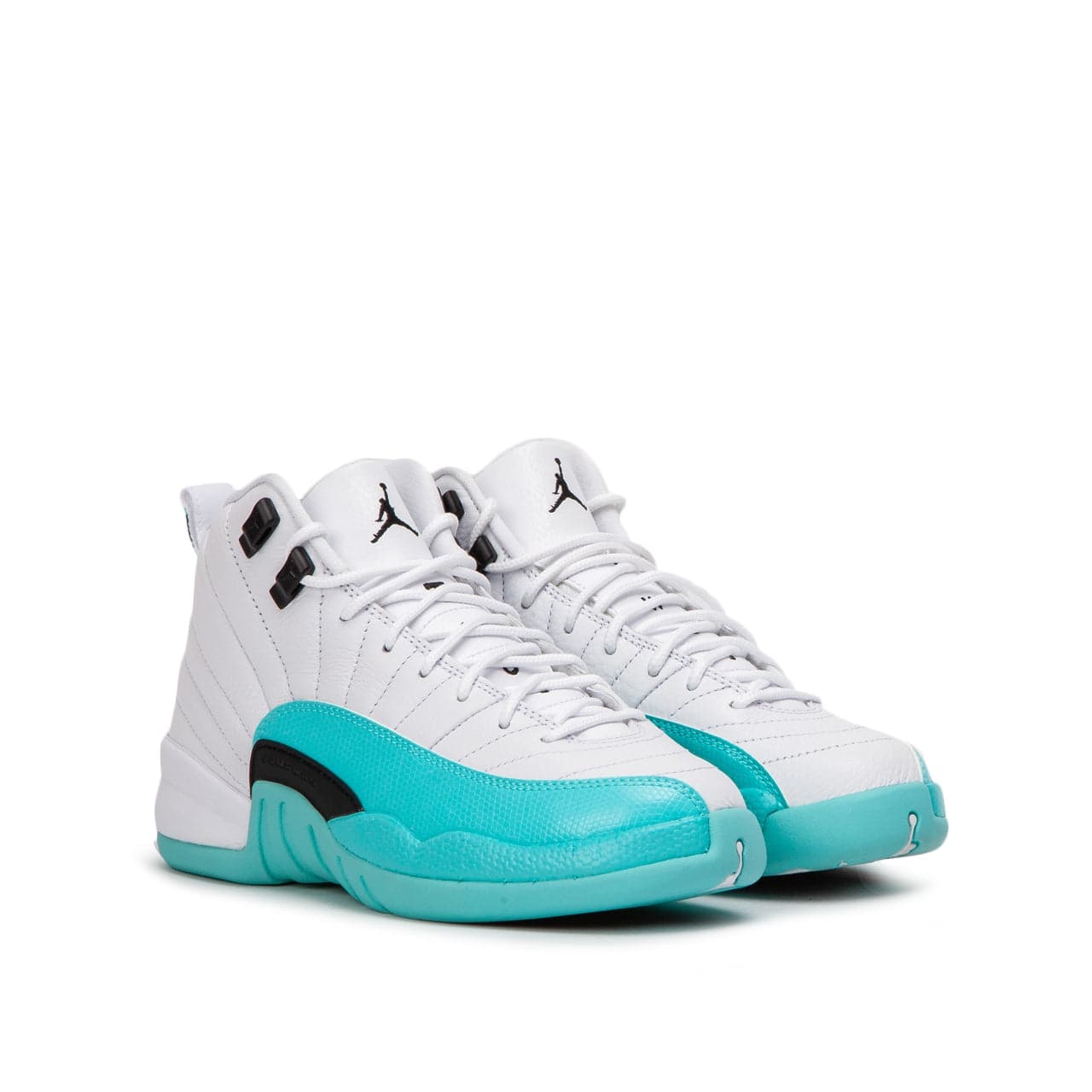 aqua and white jordan 12