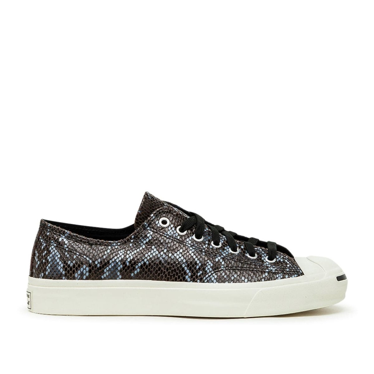 Image of Converse Jack Purcell OX Archive Reptile Low (Black / Blue)