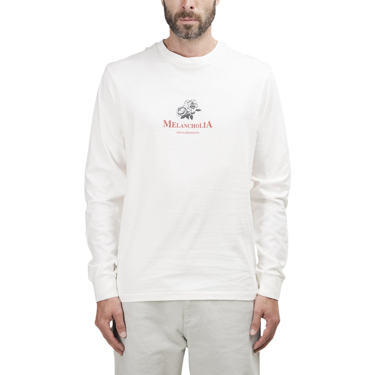 Han Kjobenhavn Artwork Tee Long Sleeve (White) M-130667 – Allike Store