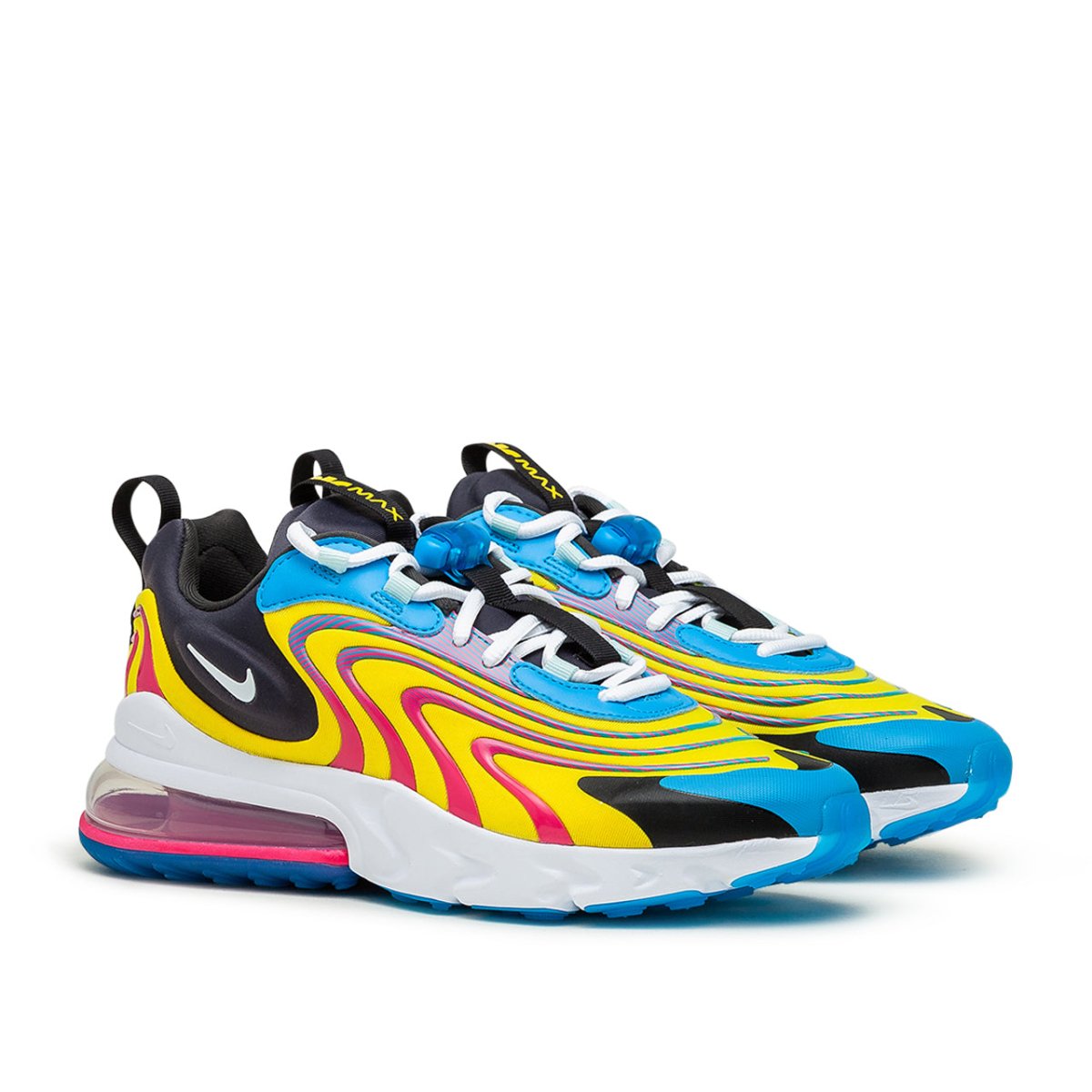 nike air max 270 react yellow red blue