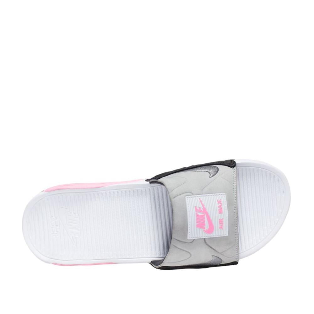 Nike Max 90 Slide (White / Grey / Pink) BQ4635-100 Allike Store