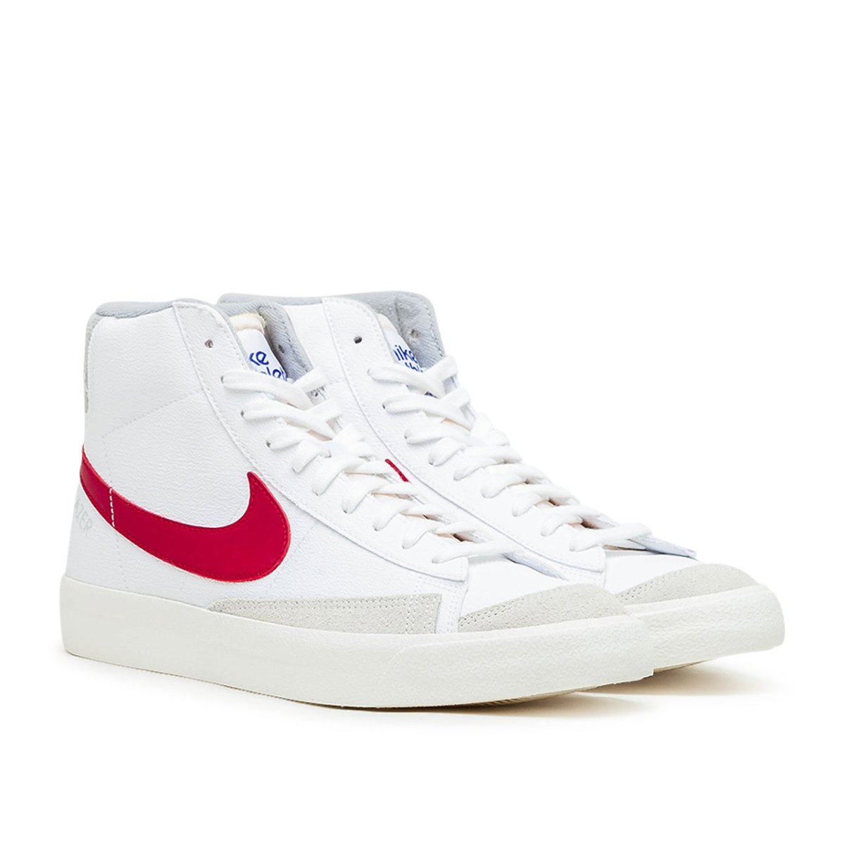 nike blazer mid 77 red and white