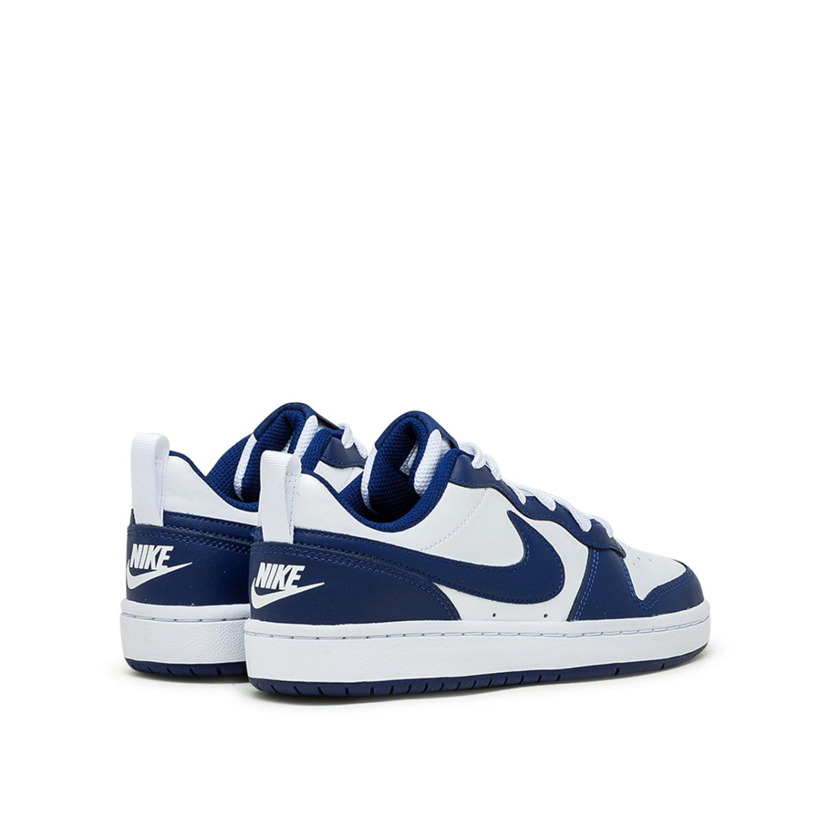 nike court borough navy and white