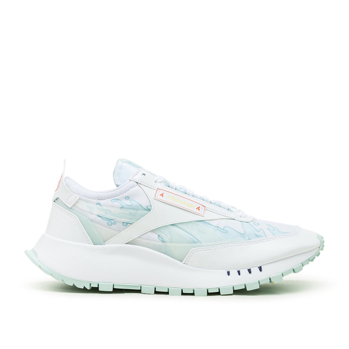 Image of Reebok Classic Leather Legacy Hot Ones (White / Light Blue)