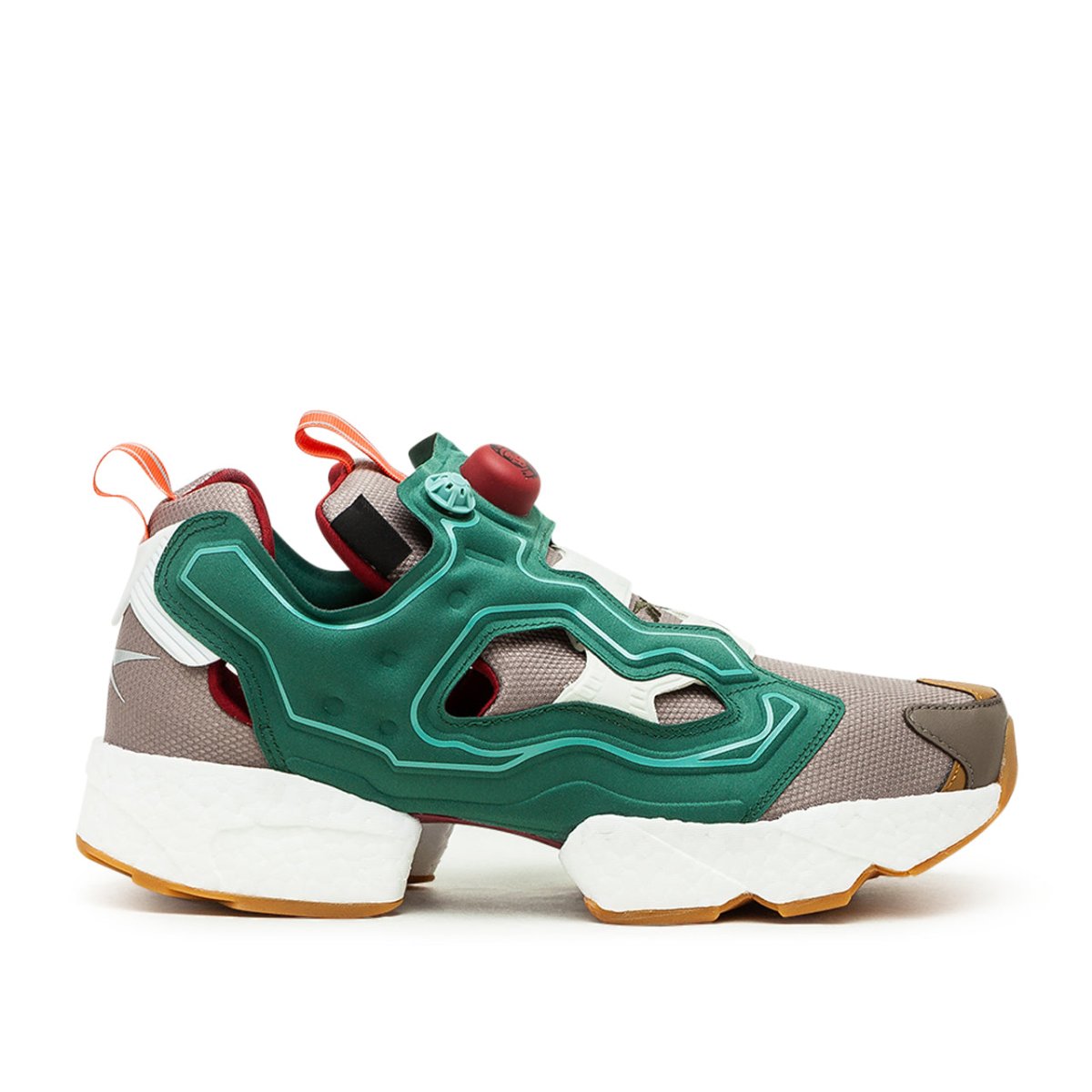 Image of Reebok x Billionaire Boys Club Instapump Fury Boost (Green / Grey / Wh