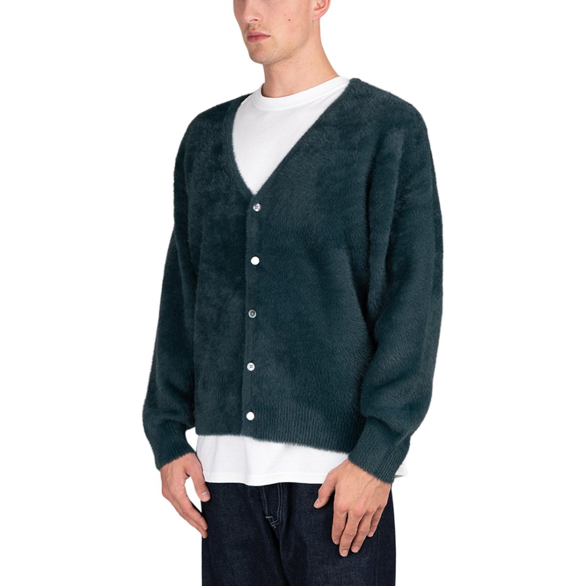 SALE／10%OFF STUSSY CARDIGAN DARK GREEN SIZE M okhuijsen.com