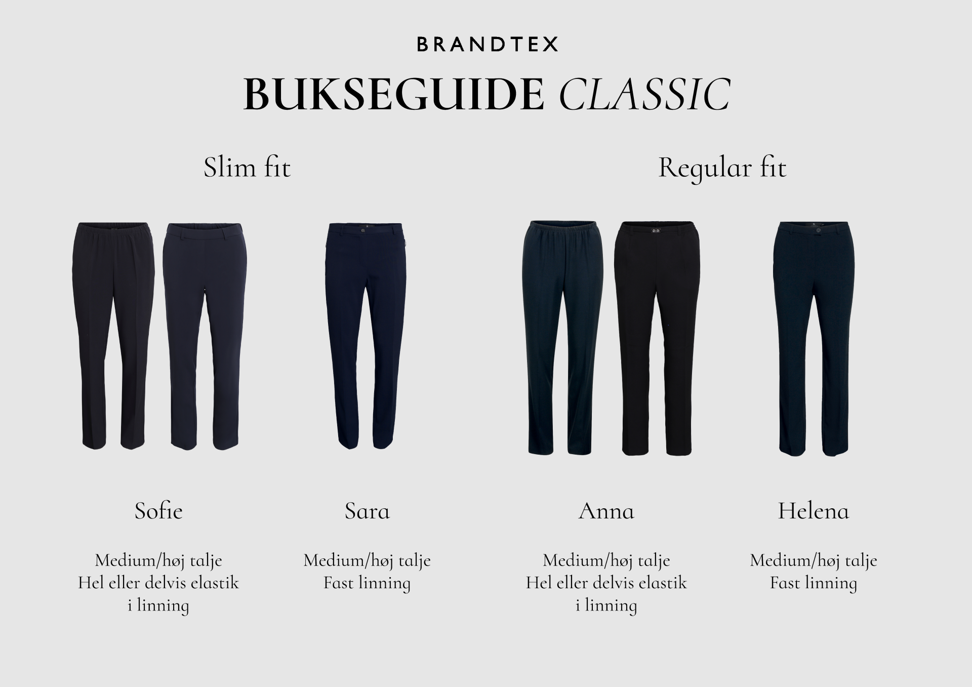 Brandtex guide til bukser og jeans – Brandtex