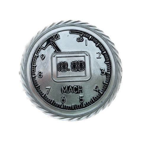 Mach 10 Speed Indicator die-cast sample