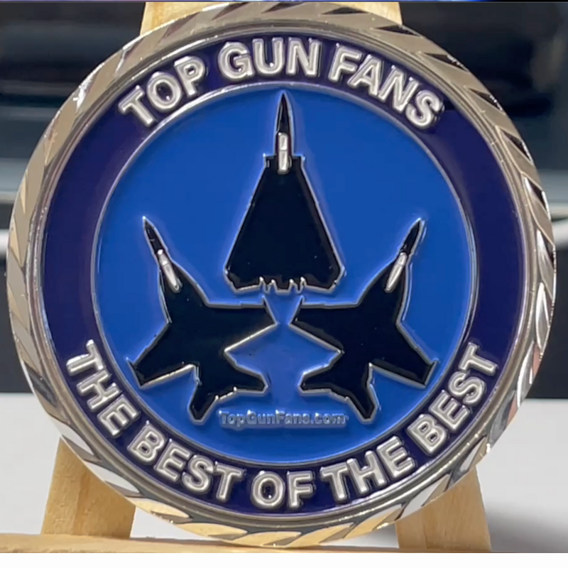 Top Gun Fans Challenge Coin - The Best of the Best