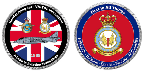 Harrier Jump Jet Coin Side A and B
