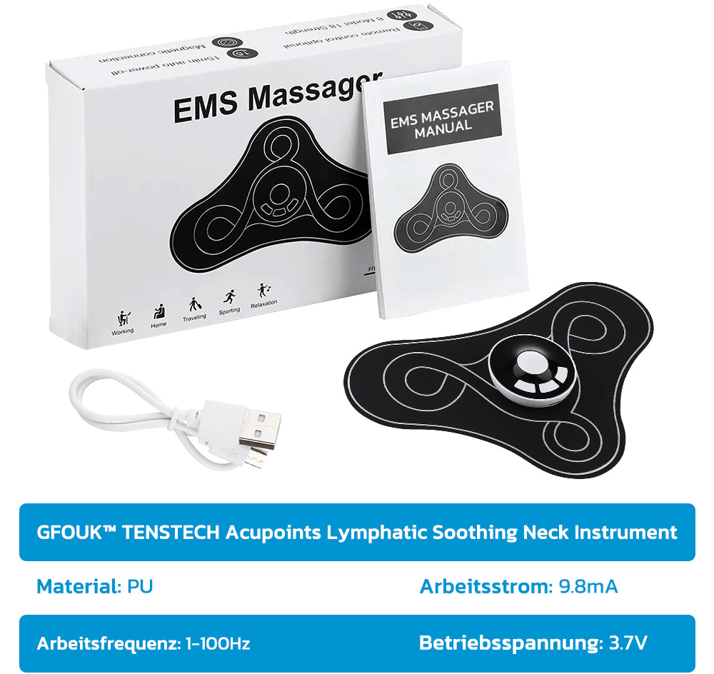 GFOUK™ TENSTECH Akupunkturpunkte Lymphatische Beruhigung Hals Instrument