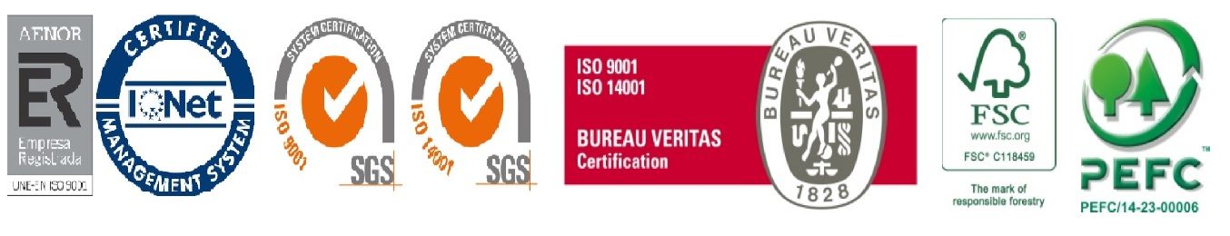 Certificados de calidad y medio ambiente ISO