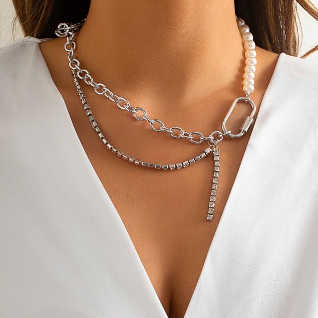 DANA Kpop Irregular Pearl Necklaces - elegancyzone