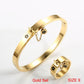 DIANA Stainless Steel Gold set Bracelet - elegancyzone