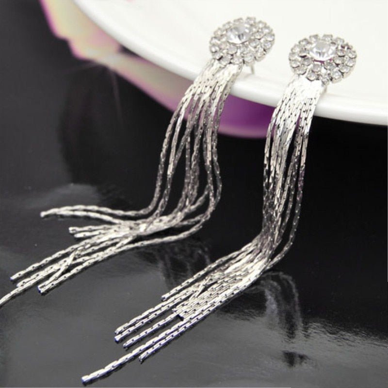 Rama Crystal Earrings - elegancyzone