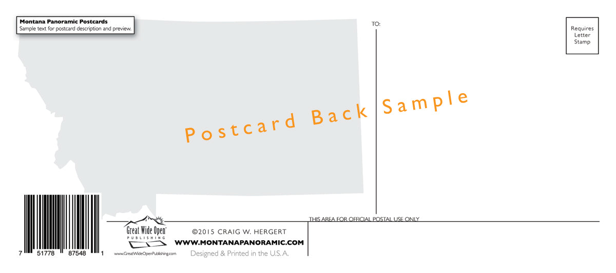 postcard back template 4x6