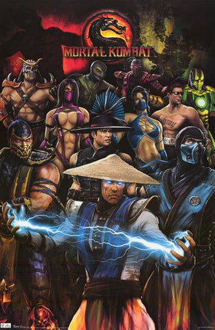 Mortal Kombat Video Game Poster 22x34 - BananaRoad