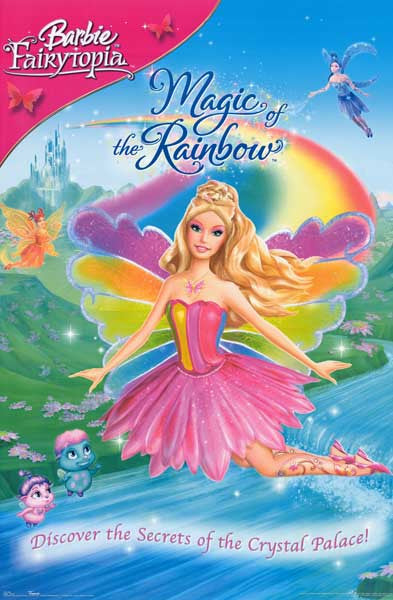 Barbie Magic of the Rainbow Movie Poster 22x28 BananaRoad