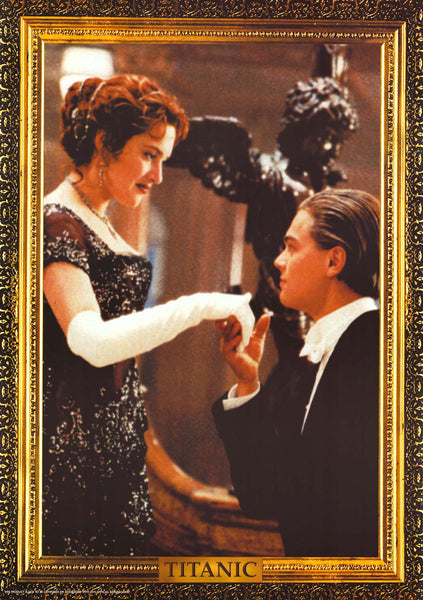 Titanic Rose and Jack Kiss Movie Poster 24x33 – BananaRoad