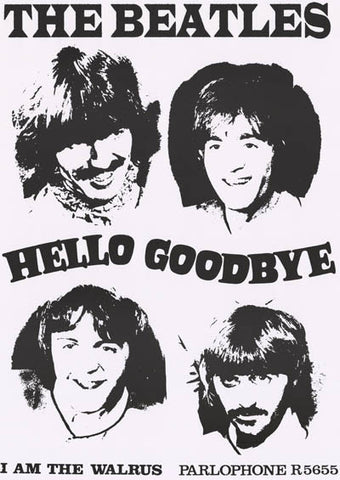 The Beatles Hello Goodbye Poster 24x33 Bananaroad