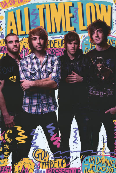 All Time Low Graffiti Portrait Poster 24x36 – BananaRoad