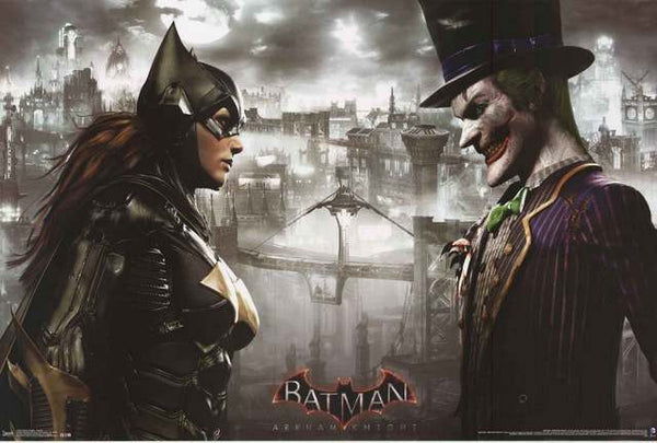 Batman: Arkham Knight Faceoff Video Game Poster 22x34 – BananaRoad
