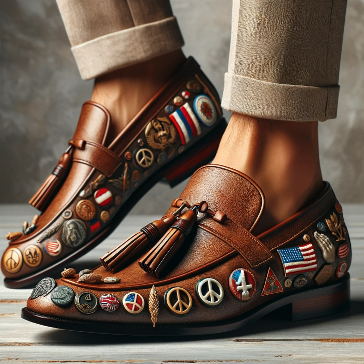 tasseled loafers as a tool of political symbolism
