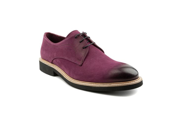 Nubuck Leather Derby Shoes Within The Context of  Types of Leather for Shoes