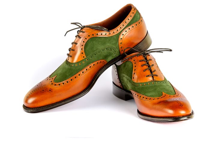 spectator winged tip dress shoes