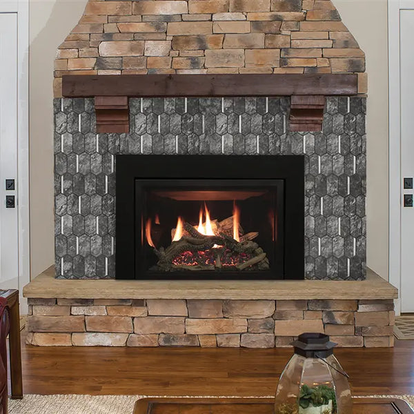 Peel and Stick backsplash Tile For Fireplace - STICKGOO