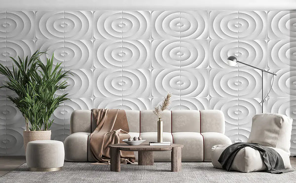 STICKGOO lunar ring texture design 3d wall panels