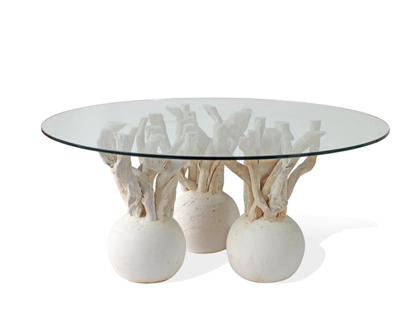 Shuttlecock Driftwood Cocktail Table Set