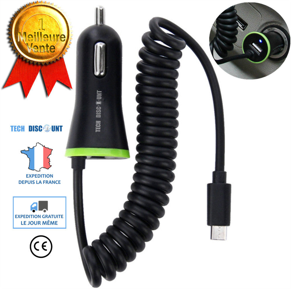 Chargeur Voiture USB - PDA MP3 MP4 - Adaptateur Allume Cigare