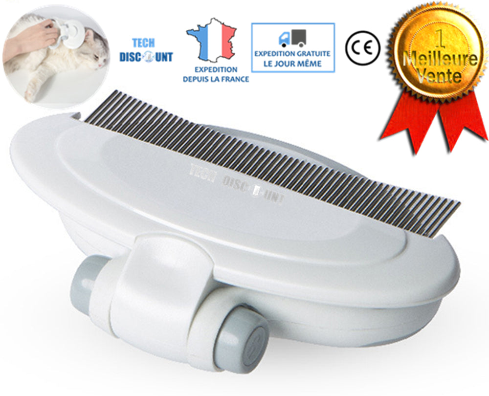 Docatgo Brosse Chien Brosse Chat, Peigne Déméloir Chien Professionnel et Brosse  Chien Poil Long, Râteau de Toilettage pour Chien et Chat Réduit  Efficacement la Perte de Cheveux Jusqu'à 95% : : Animalerie