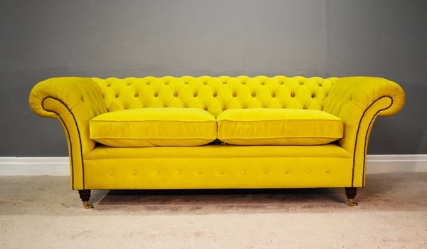 Velvet Chesterfield Sofa