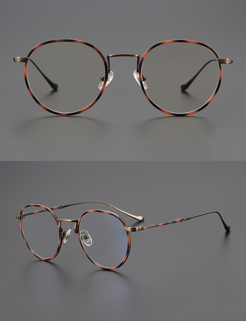 Ediva Vintage Titanium Glasses Frame – Fomolooo