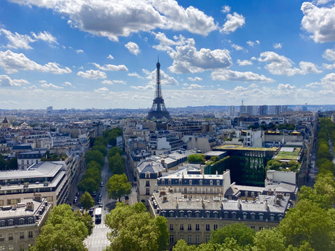 ハネムーンで人気のフランスの街を一望する風景