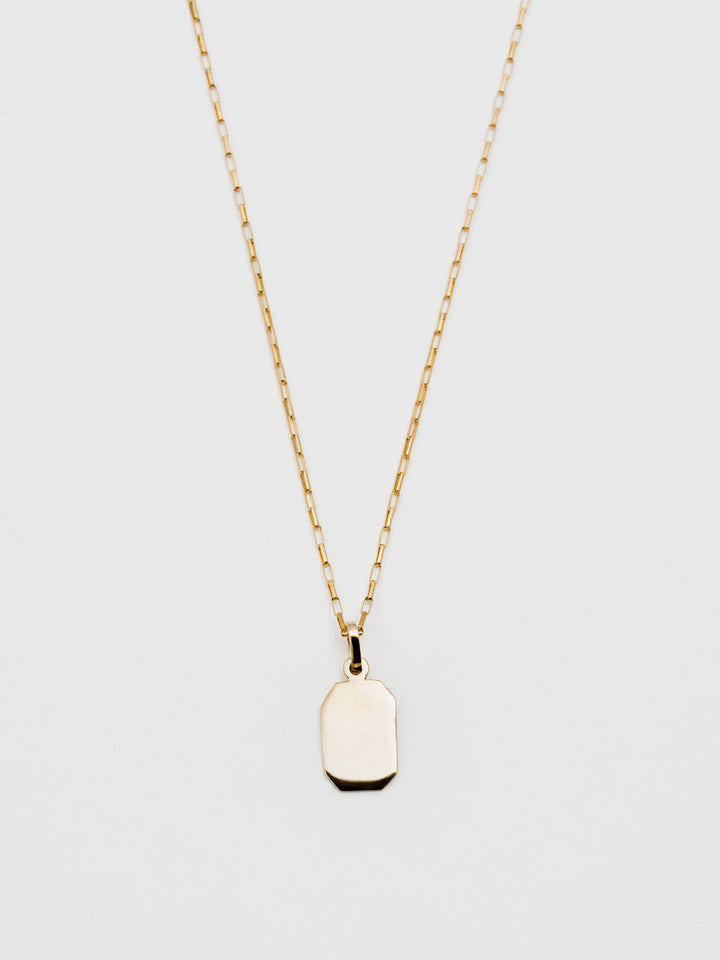 Klint I.D. Tag Charm Necklace