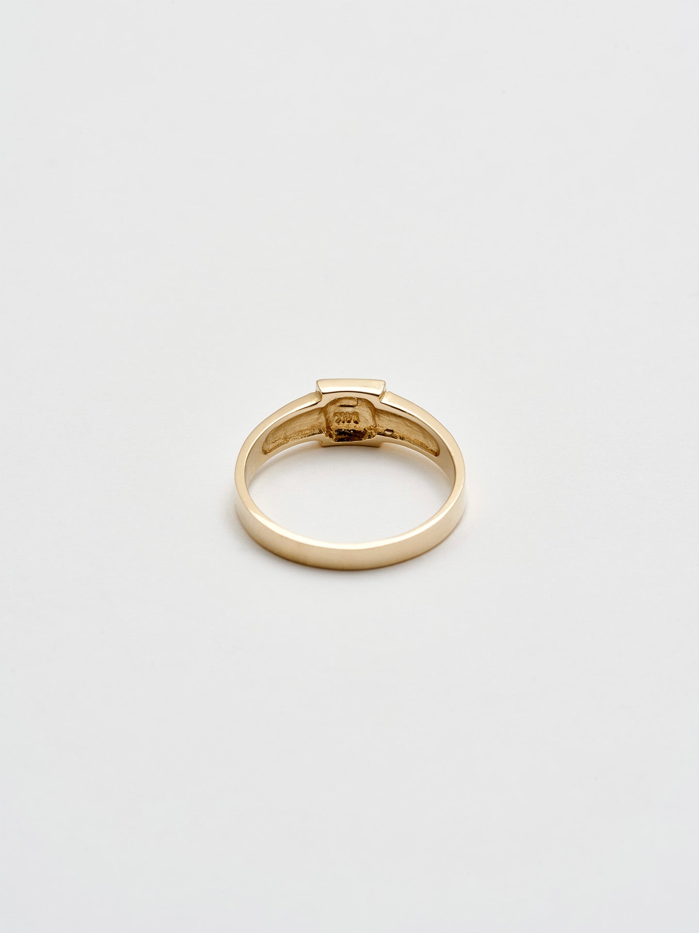 Mini Square Id Ring