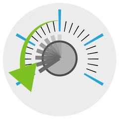 Bar LED dimming dial icon