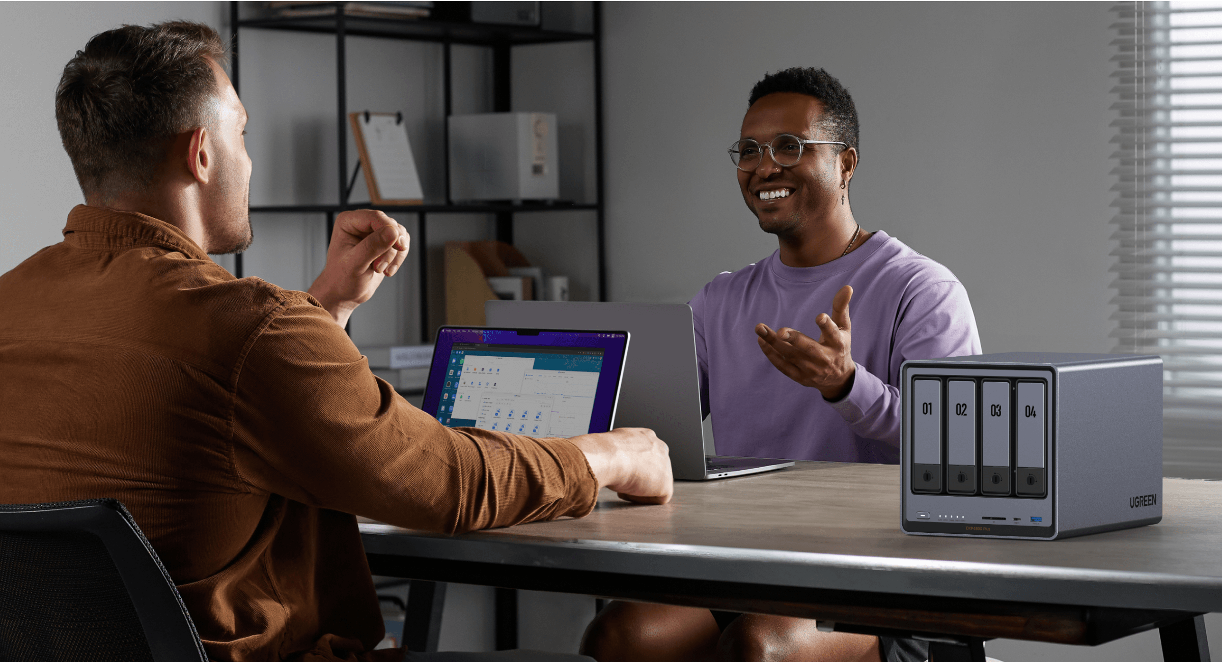 UGREEN NAS enhances data security with RAID redundancy, a built-in security manager, and professional-grade encryption protocols. High-speed network ports enable faster backups and remote access, making collaboration easier. With support for multiple remote connections, teams can work seamlessly across different locations.