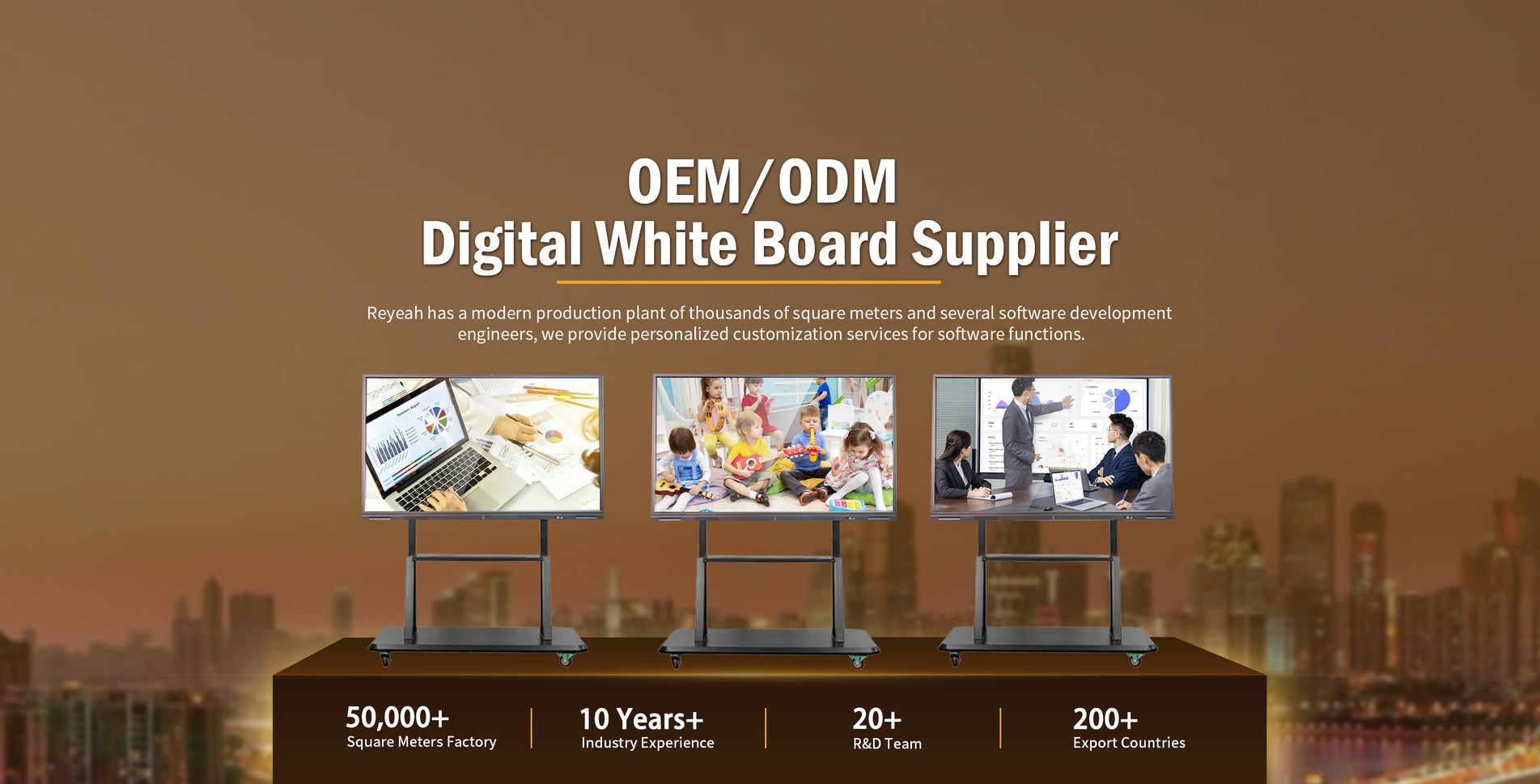 Reyeah Digital Whiteboard Manufacturer