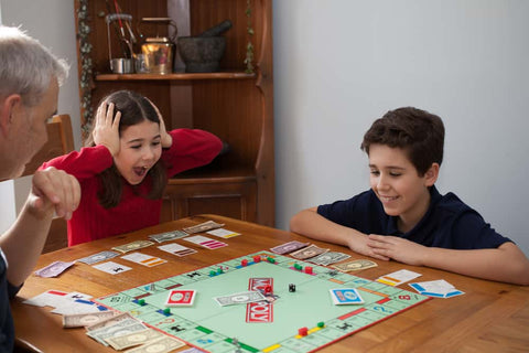 Family Playing Monopoly 2