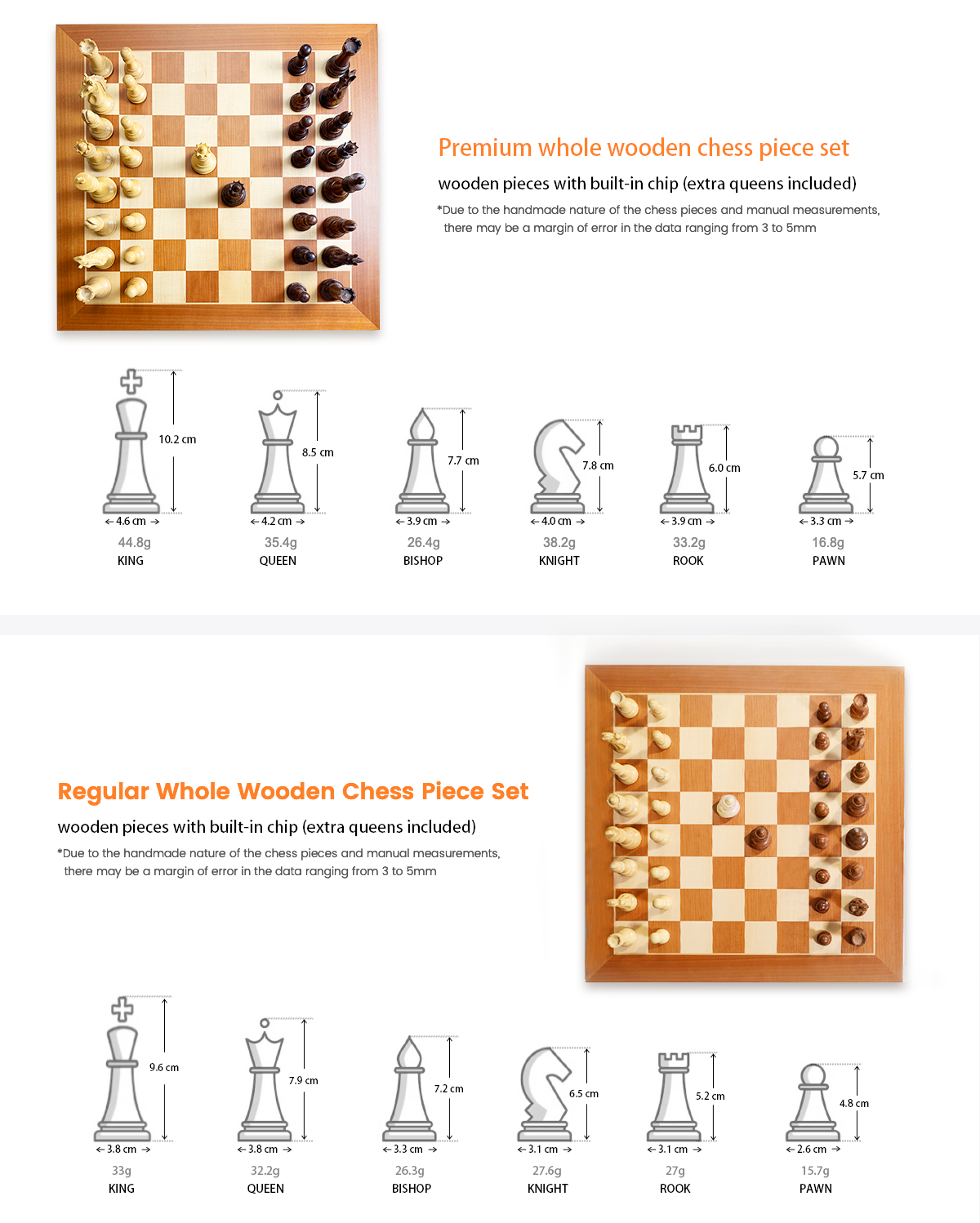 Buy Full sized wooden Electronic Chess Set with wooden pieces
