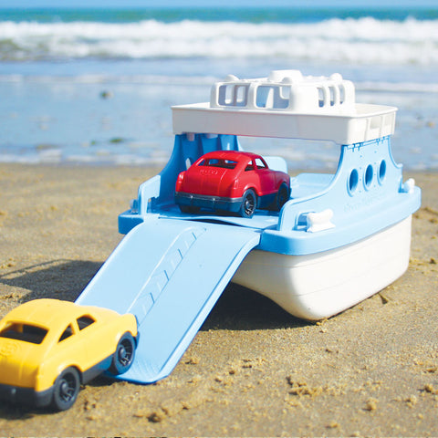 Green Toys Ferry Boat on the beach