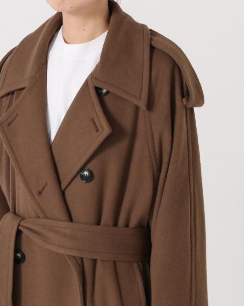 NON-MULE LIGHT MELTON COAT