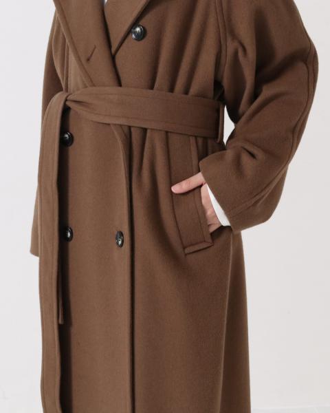 NON-MULE LIGHT MELTON COAT