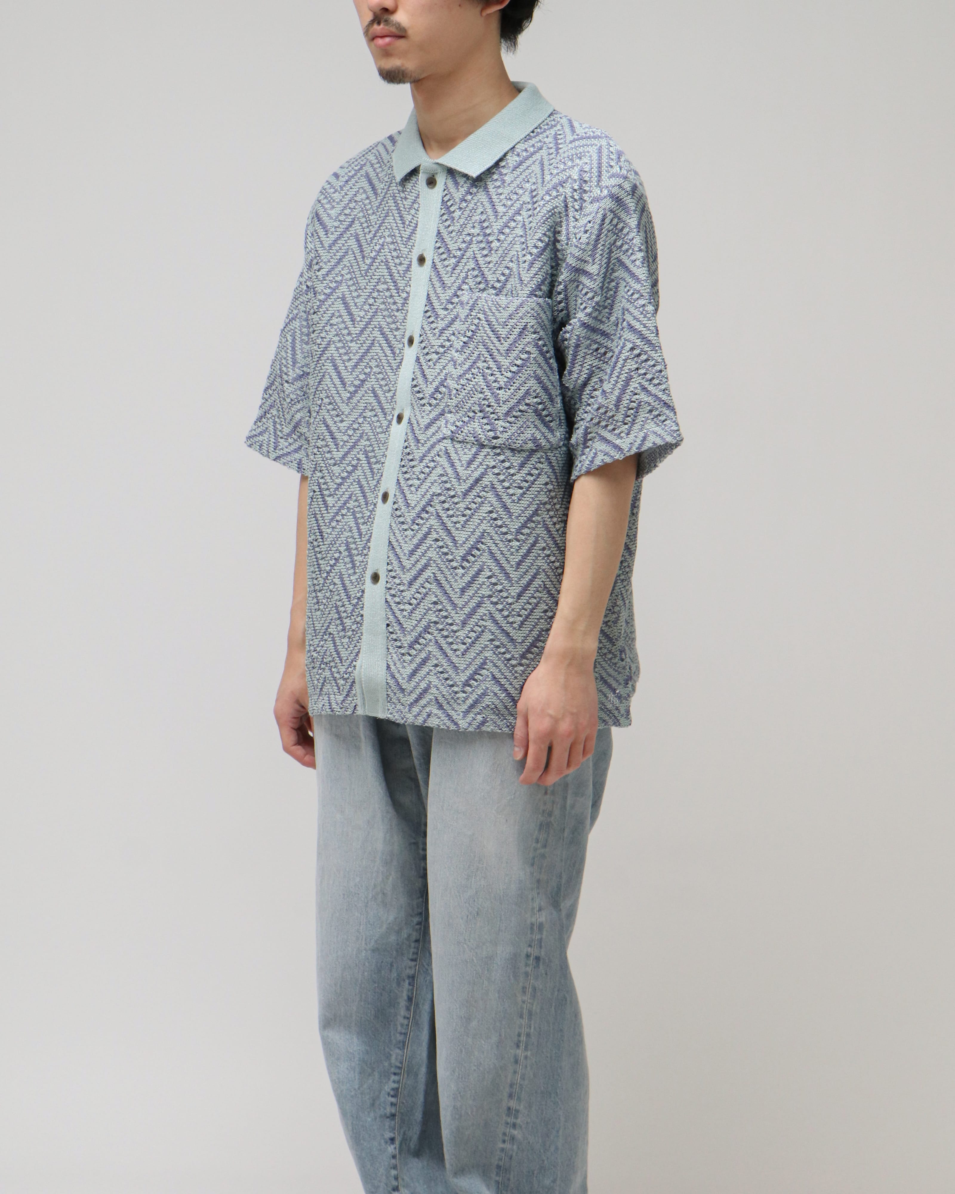 定番の中古商品定番の中古商品YOKE HERRINGBONE MESH SHIRT S S サイズ